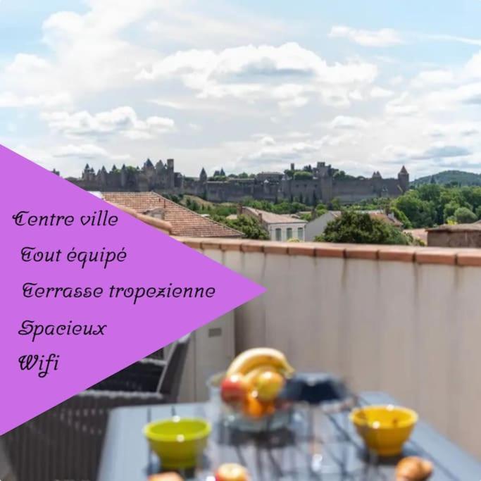 Apartament La Majestueuse Cite Carcassonne Zewnętrze zdjęcie